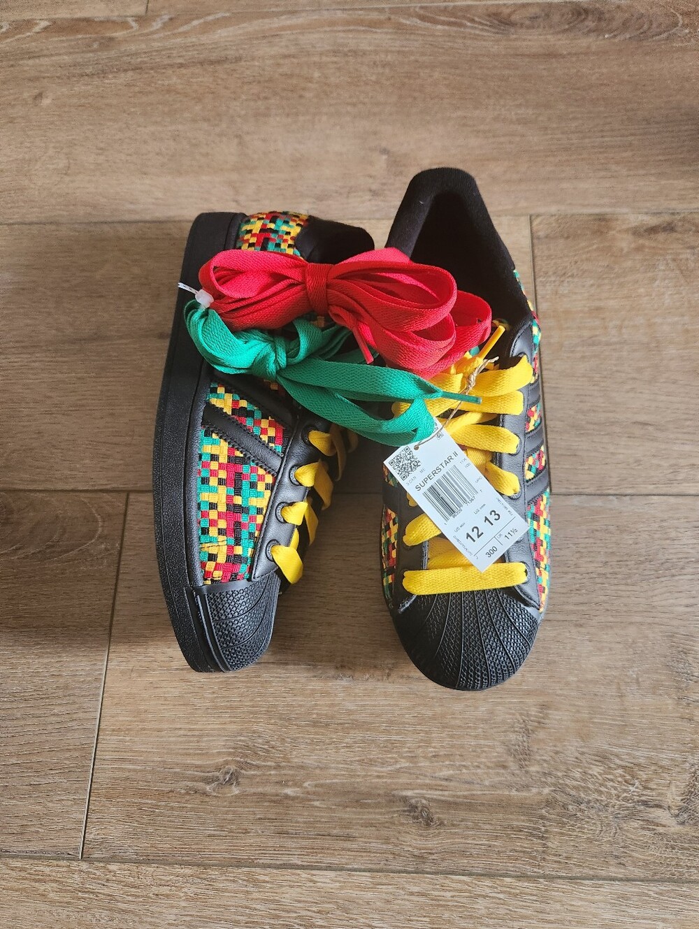 Men's Size 12 - Adidas Superstar II x Bob Marley 'Jamaica' IH9785 - Picture 3 of 8